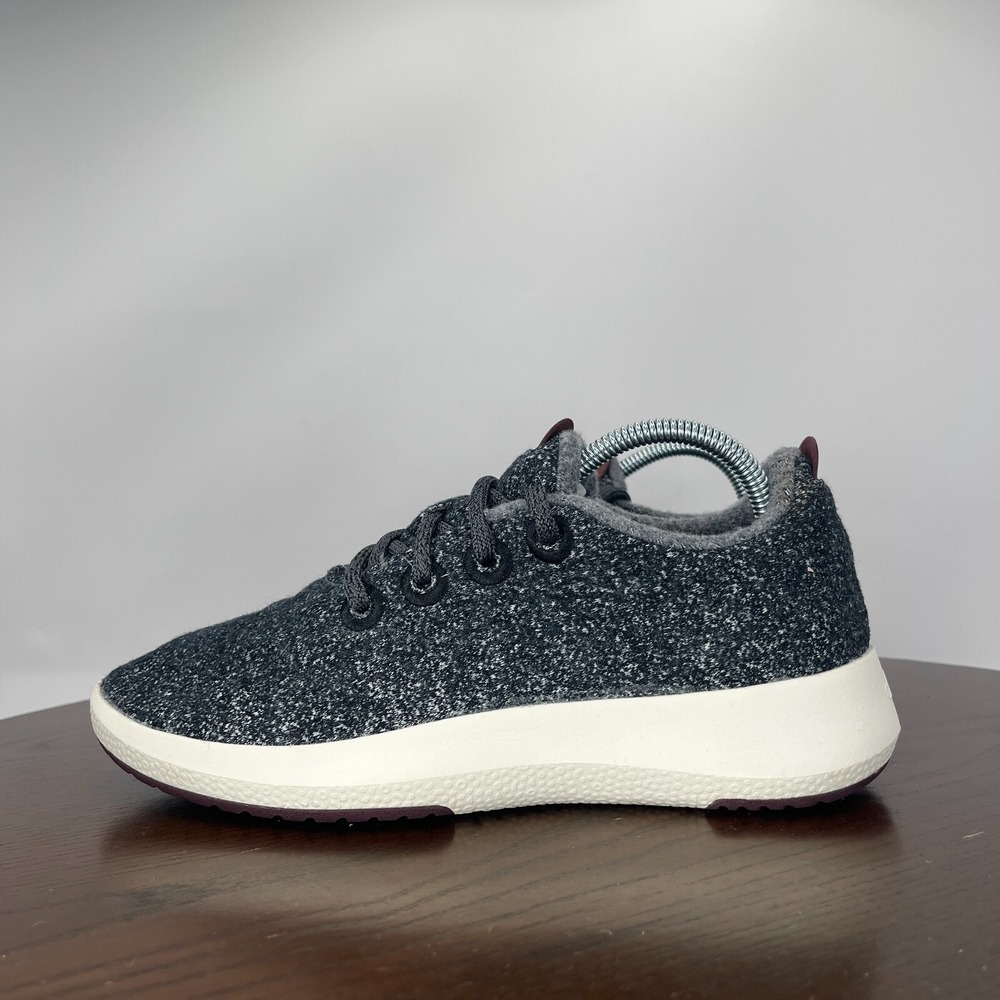 Allbirds Wool Runners Mizzle Shoes Women's 7 Gray Comfort Low‎ Sneakers 1019 NV1